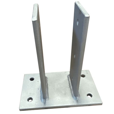 metal post to wood brackets|heavy duty fence post brackets.